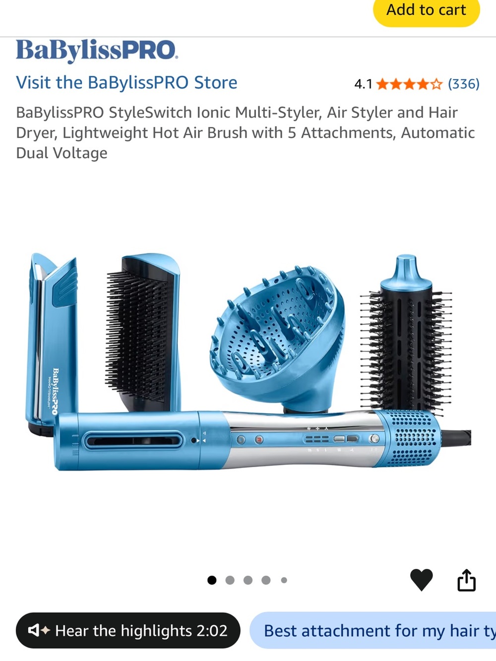 BaBylissPRO Blue Ionic Multi-Styler